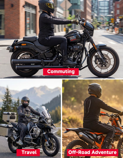 Motorcycle Riding Jacket Summer Breathable Men Women with 7Pcs Set CE Protective Gear Soft Mesh Body Protector Moto  Equipment
