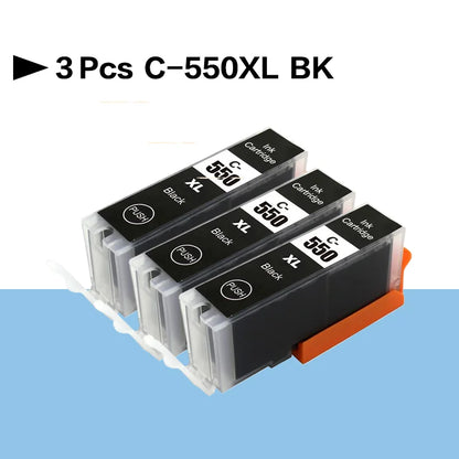 PGI-550 och CLI-551 XL-kompatibla bläckpatroner för Canon