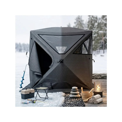 Outdoor sauna ice fishing tent, portable steam steamer