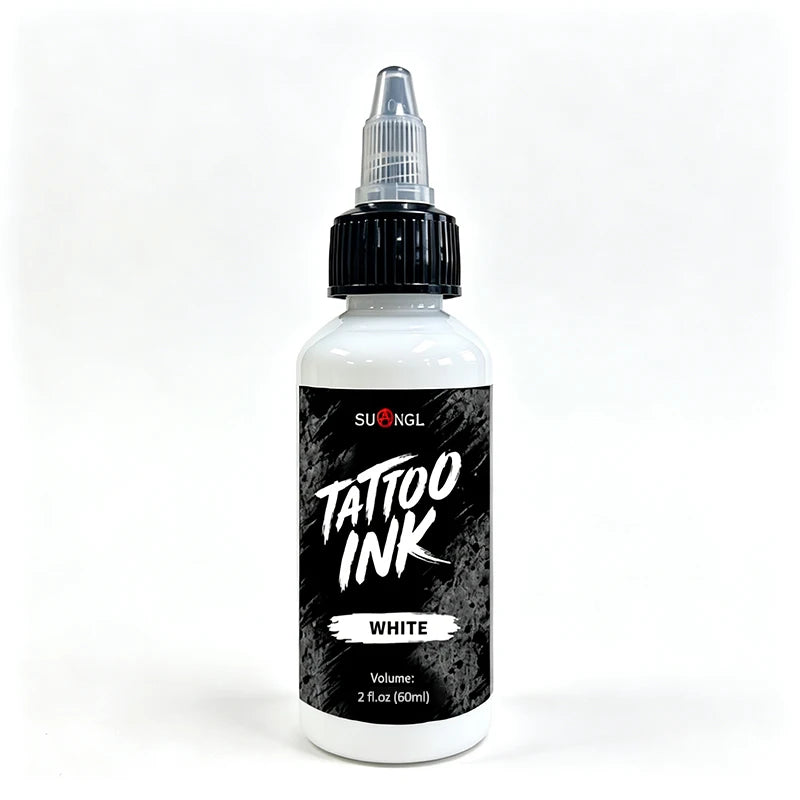 SUANGL Tattoo Ink White 60ml Colorant Black White Tattoo Ink High Quality Professional Tattoo Supplies
