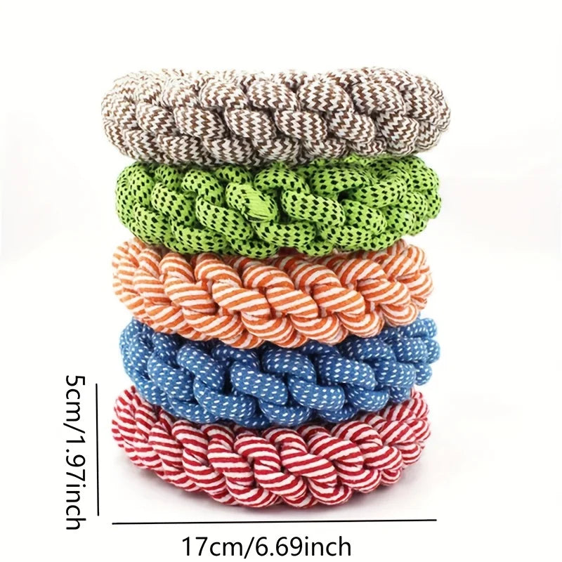 Durable Anti-Chew Rope Knot Dog Toy |Heavy-Duty Interactive Dental Toy for Medium to Large Breeds-Extra-Strong Biting Resistance