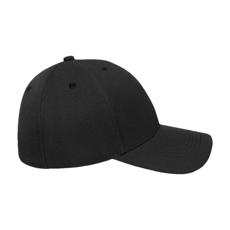 Anpassningsbar Bomullskeps Brodyr Tryck – 18 Färger 54–60cm Justerbar Unisex Hip Hop Snapback Volymrabatt Profilkläder Reklamkeps