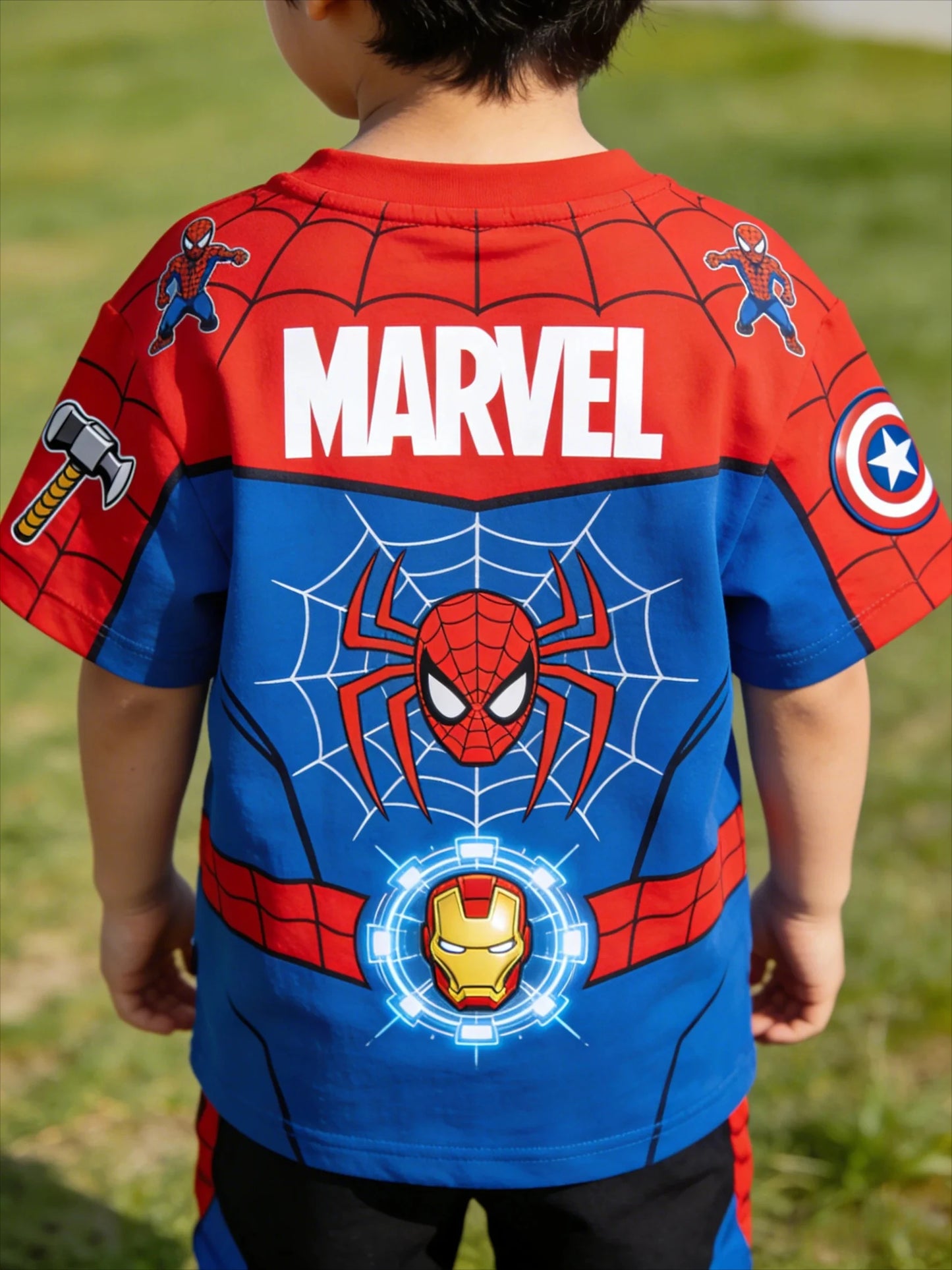 Bestseller-Spring/Summer Children's 3D Cool Print T-Shirt for Boys and Girls for Outdoor Activities.High-quality,breathable top.
