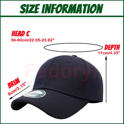 FEDORYN Helsluten Keps Anpassad Brodyr Tryck – 8 Färger Polyester/Bomull Unisex Solskydd Grossist Dropshipping Profilkläder