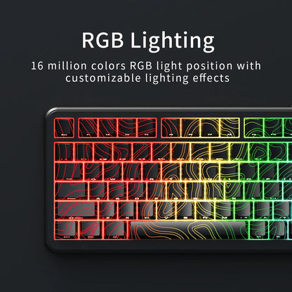 AJAZZ AK820 MAX gamingtangentbord med magnetiska brytare, USB-C och RGB