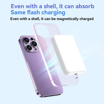 Lenovo Magnetic Power Bank 50000mAh Wireless Charger Super Fast Charging for Magsafe External Battery For iPhone 17/16/15/14/13