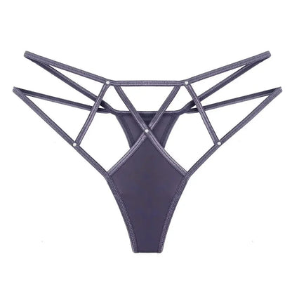 Women Lace Panties Thongs Pearl Pendant Lace Embroidery G-String T-Back Briefs Underwear Adjustable Ladies Panties Sexy Lingerie