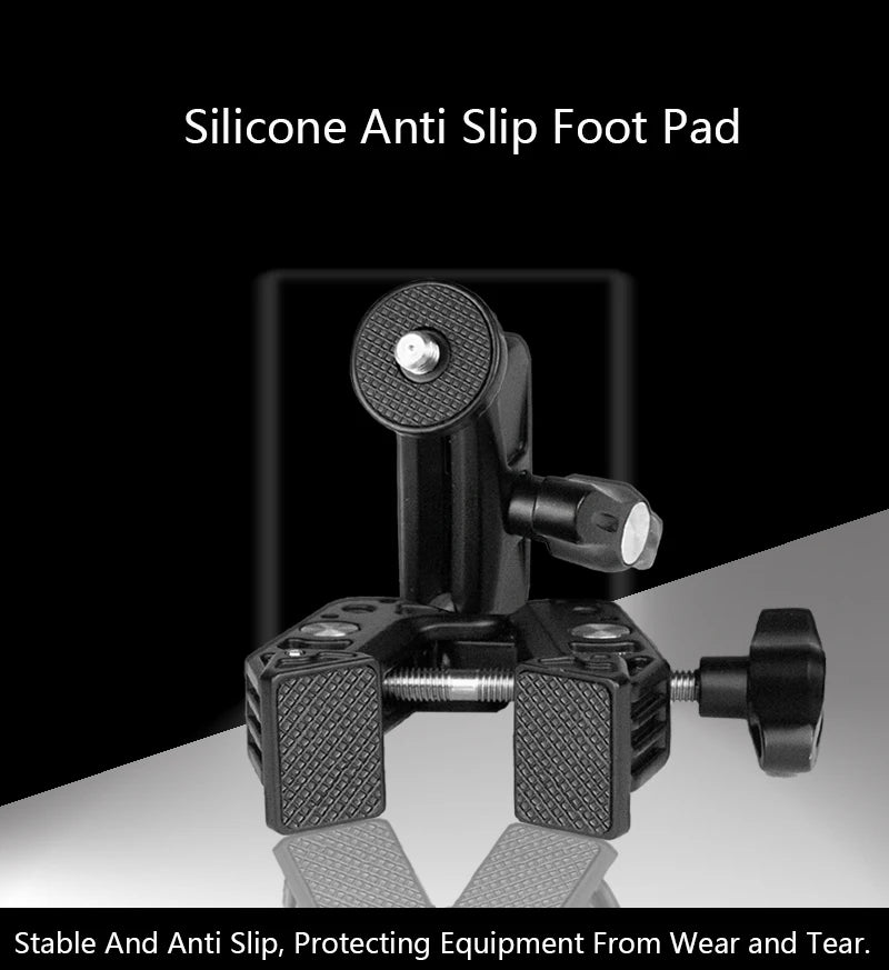 For Insta 360 X5 X4 X3 GO 3S Motorcycle Bicycle Clip Bracket for GoPro 13 12 11 DJI Action 6 Bike Selfie Stick Camera Accessory