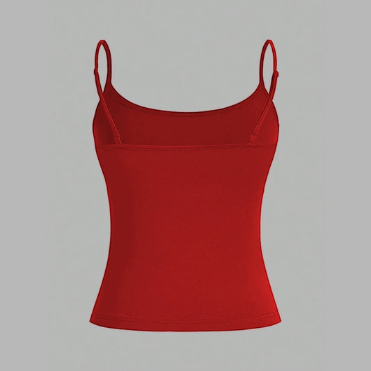 Dam Camisole 2026 – Justerbara Axelband Bareback Solid Färg XS–XL