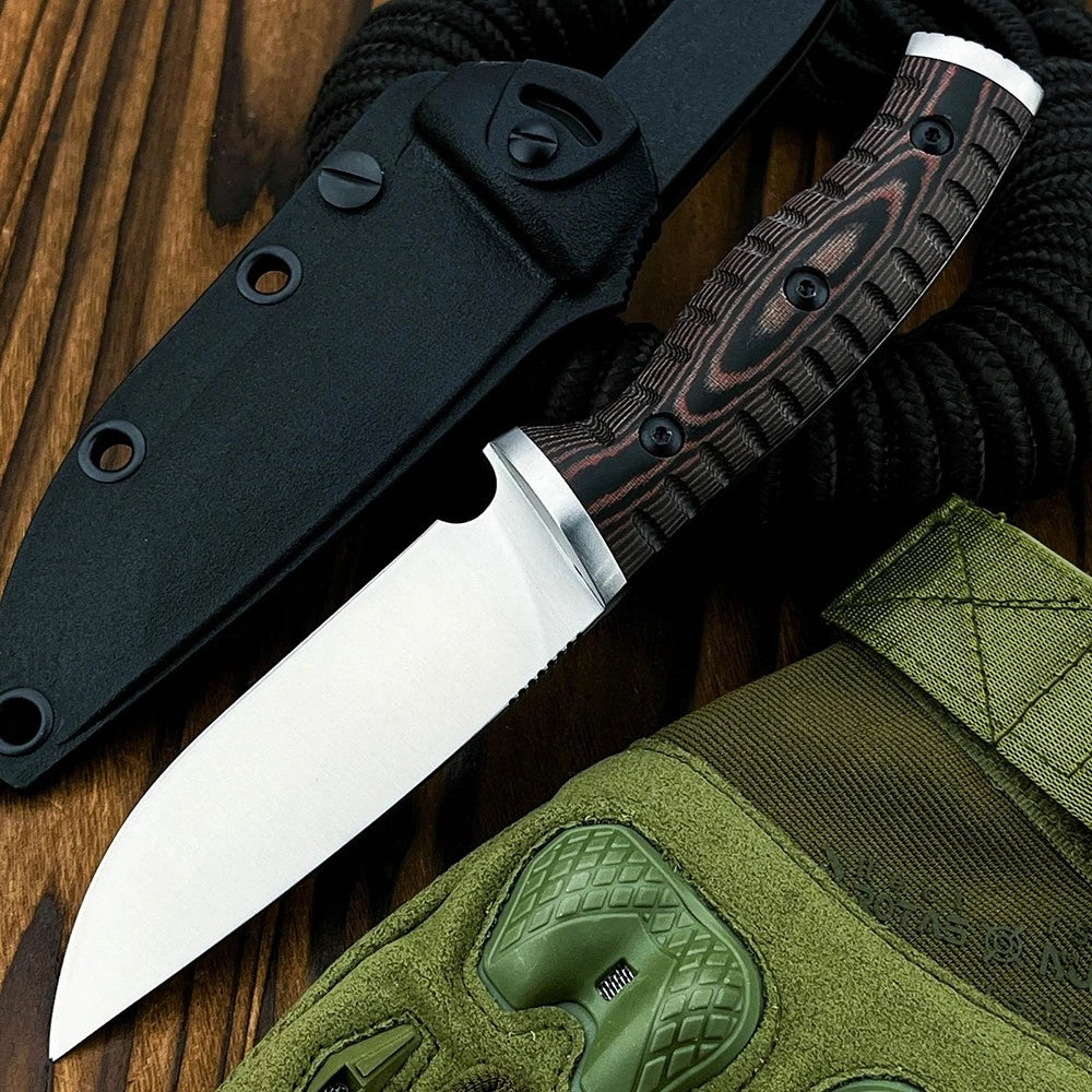 853 Wilderness Adventure Fixed 8Cr13Mov Blade Knife Practical Tool Outdoor Camping Fishing Jungle Trekking Straight Knife EDC