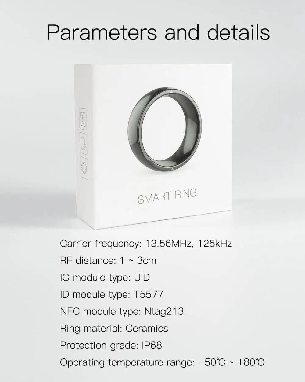 Jakcom NFC Smart Magic Finger Ring, New Technology IC/ID Module Access Card Phone Smart Accessories Fashion Ring for Android IOS