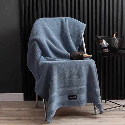 1/2/3pcs Grey Bath Towels Set for Adults - Absorbent Luxury Cotton Towels for Bathroom Home Hotel Beauty Salon Beach Gift Towels