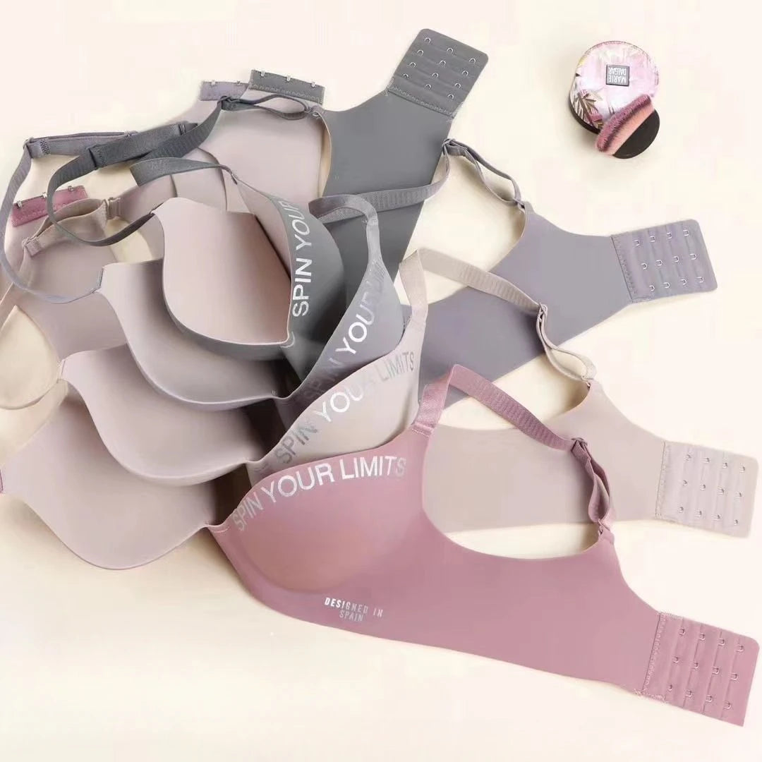 Dam Sömlös Blomtryckt BH – Push-up Trådlös Samlande Bralette 2026, 8 Färger S–XXL