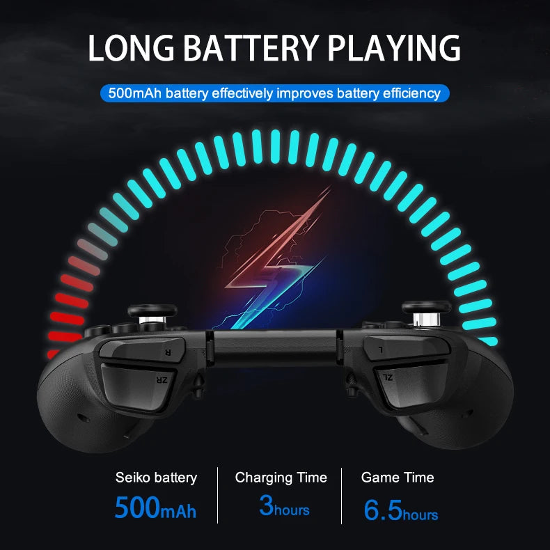Wireless Bluetooth Control For Nintendo Switch & OLED & Lite Gamepad Controller Gaming Command Mando Game Pad Accessories Hall