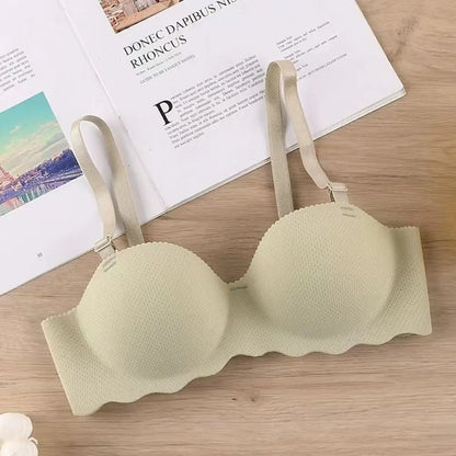 Sexy Comfort Seamless Bra Candy Color Adjustable Push Up Bras Anti-sagging Lifting Wireless Bra Women