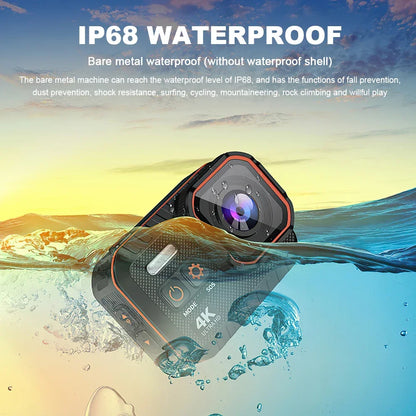 SC002 Action Camera 4K With Remote Control Screen Waterproof Sport Camera drive recorder Sports Camera Helmet Action Cam