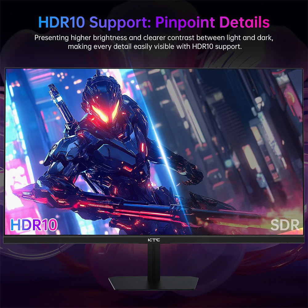 KTC H24F8 Gaming Monitor 23,8" – Fast IPS 180Hz 1ms HDR10 FreeSync 99% sRGB VESA EU-lager