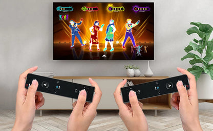 Nintendo Wii Trådlös Handkontroll 2-i-1 – Med/Utan MotionPlus, Silikonskål, Bluetooth, Wii/Wii U/Wii Mini