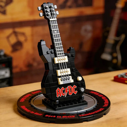 Byggklossmodell gitarr