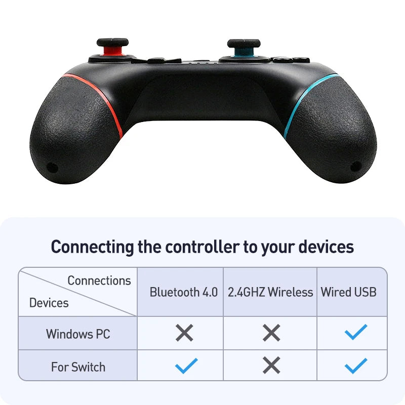 Wireless Bluetooth for Nintendo Switch & OLED Lite PC Controller Gamepad Joystick Control Computer Game Pad Mando Command Gaming