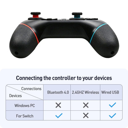 Wireless Bluetooth for Nintendo Switch & OLED Lite PC Controller Gamepad Joystick Control Computer Game Pad Mando Command Gaming