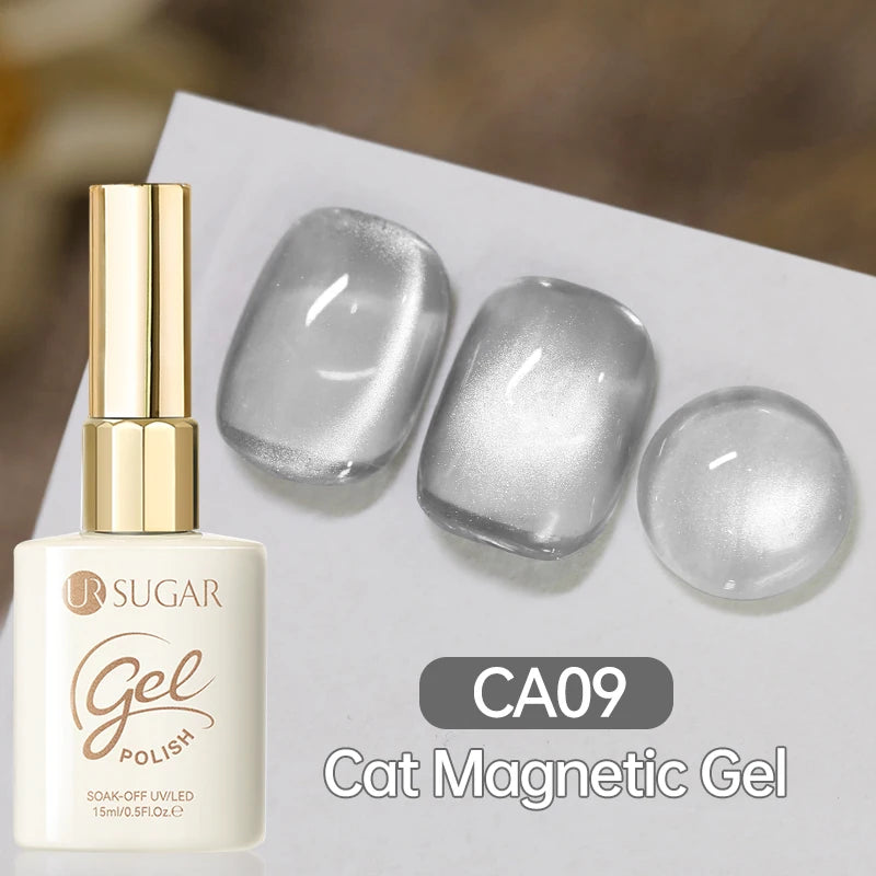 UR SUGAR 15ml Cat Magnetic Gel Nail Polish 30 Colors Semi Permanent Magnetic Gel UV/LED Soak Off Painting Vanrish Design