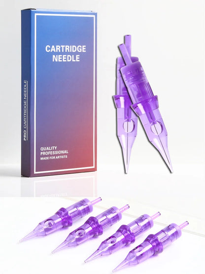 10Pcs/Lot Disposable Tattoo Cartridge Needles Pro Round Liner Disposable Sterilized Safety Tattoo Needle For Tattoo Machines