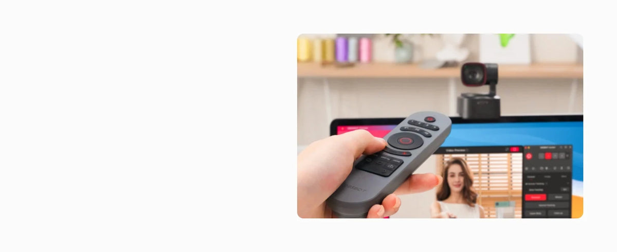 4K-webbkamera för streaming med AI-spårning och USB