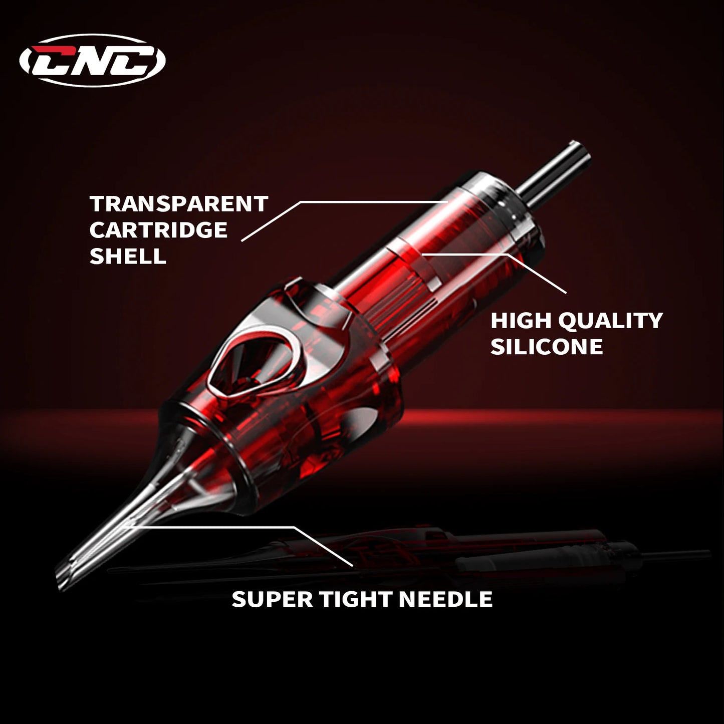 CNC 20PCS Tattoo Cartridges 0.3/0.35mm Red RL/RM Needles Disposable With Membrane Sterilized Safety For Machine Tattooist Supply
