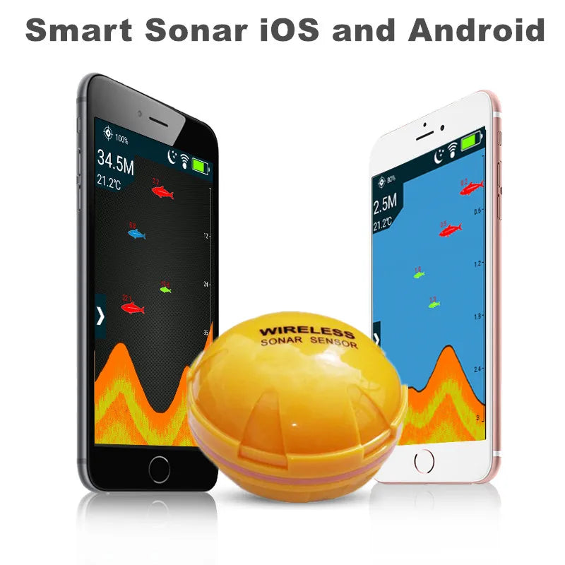FindFish Wireless Fish Finder Sonar Sensor Echo Sounder for Fishing - New Technology in Portable Aquatic Exploration Devices