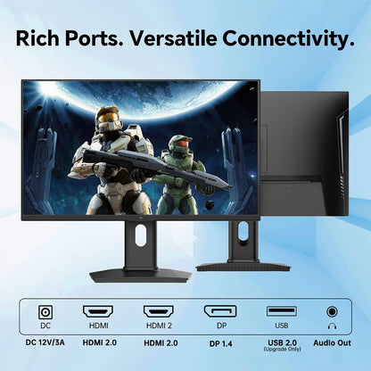 Ktc H24F7-2 23.8" Fhd Fast Ips Gaming Monitor, 240Hz, 1Ms Mprt, Hdr400, 99% Srgb, Freesync & G-Sync Compatible, Height Adjustable Pivot Stand, HDMI 2.0, Dp 1.4, 100mm X 100mm Vesa, Low Blue Light