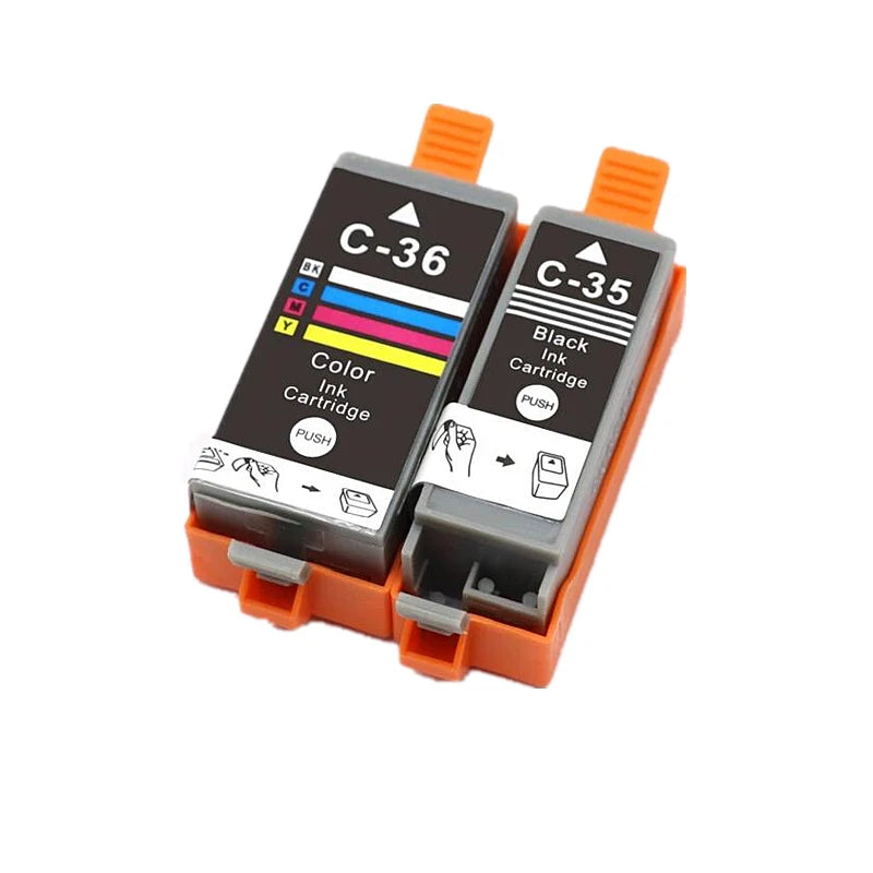 Bläckpatron PGI-35 CLI-36 kompatibel för Canon PIXMA IP100 IP110 TR150