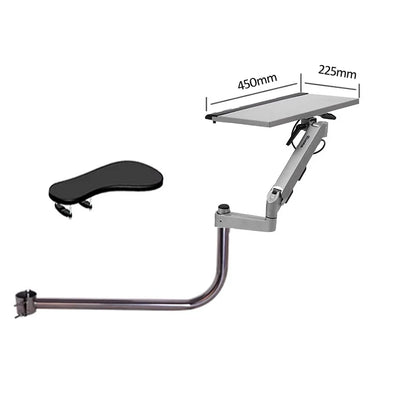 D-MOUNT High OK5030 Multi Functional Gas Spring Arm Laptop Tray Holder Around Chair Legs Lazy Office Stand Mouse Plate Mount