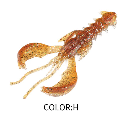 Supercontinent CRAZY nimble Total length 8cm/4.2cm Lobster Soft Lure Fishing Lures Attractive Shrimp odor salt Wobbler