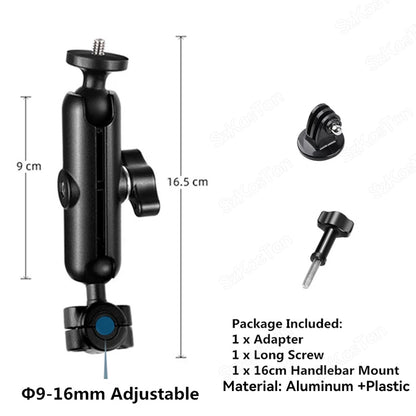 For Insta 360 X5 X4 X3 GO 3S Motorcycle Bicycle Clip Bracket for GoPro 13 12 11 DJI Action 6 Bike Selfie Stick Camera Accessory