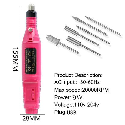 Poly Gel Extension Tool Set Professional Gel Nail Polish Kit With UV LED Nail Lamp Dryer And Electric Nail Drill Machine