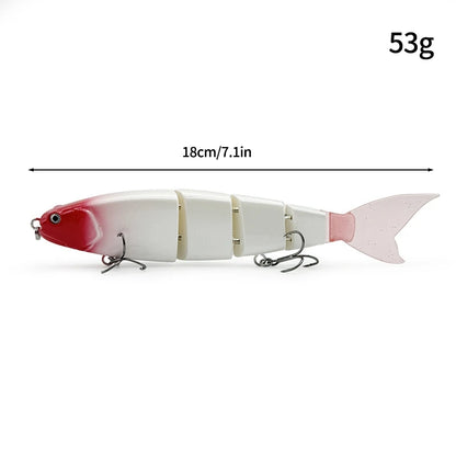 11.5cm 18.5g Balam Glide Bait Swimbait Joint Giant Pike Bass Fishing Lure Hard Bait Catfish Saltwater Lures Leurre De Pêche