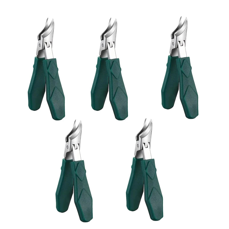 Professionell Tånagelklippare för Inväxta & Tjocka Naglar – Rostfritt Stål Podiatri Nipper, 1/2/5/10-pack