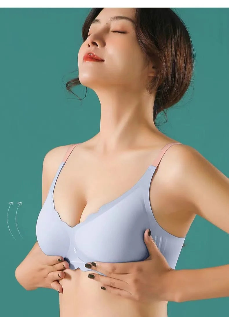 BH Women Bralette No Steel Ring Adjustable Strap Beauty Back Bra Upper Support Pure Desire Comfort Sling Ladies Underwear