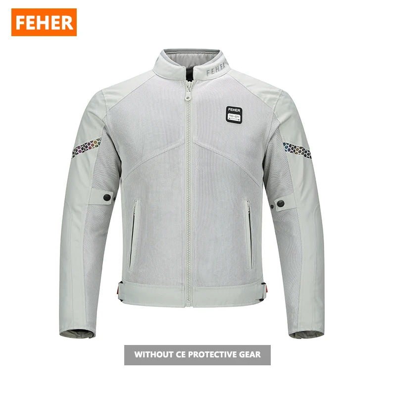 FEHER Sommar MC-jacka i Mesh SJ-2311