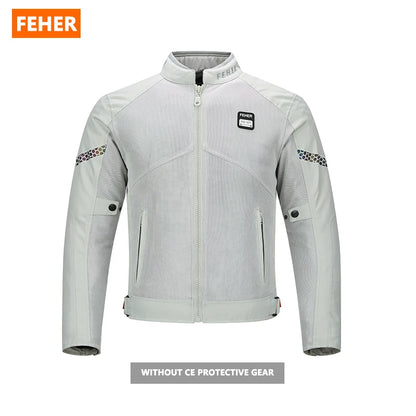 FEHER Sommar MC-jacka i Mesh SJ-2311