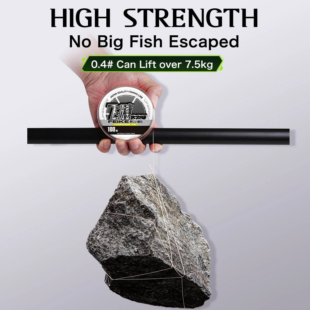 ZUKIBO Super Soft Laser Nano Braid Fishing Line Durable Smooth Multifilament PE Line Low Mermory Extremely Thinner Fishing Wire