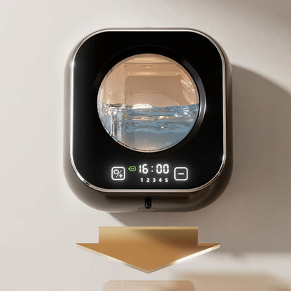 Wall Mounted Automatic Soap Dispenser with Large Capacity Non-contact Rechargeable Sensor Kitchen with LED Intelligence Cleaning