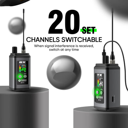 Debra EST-12 trådlöst in-ear-monitoreringssystem