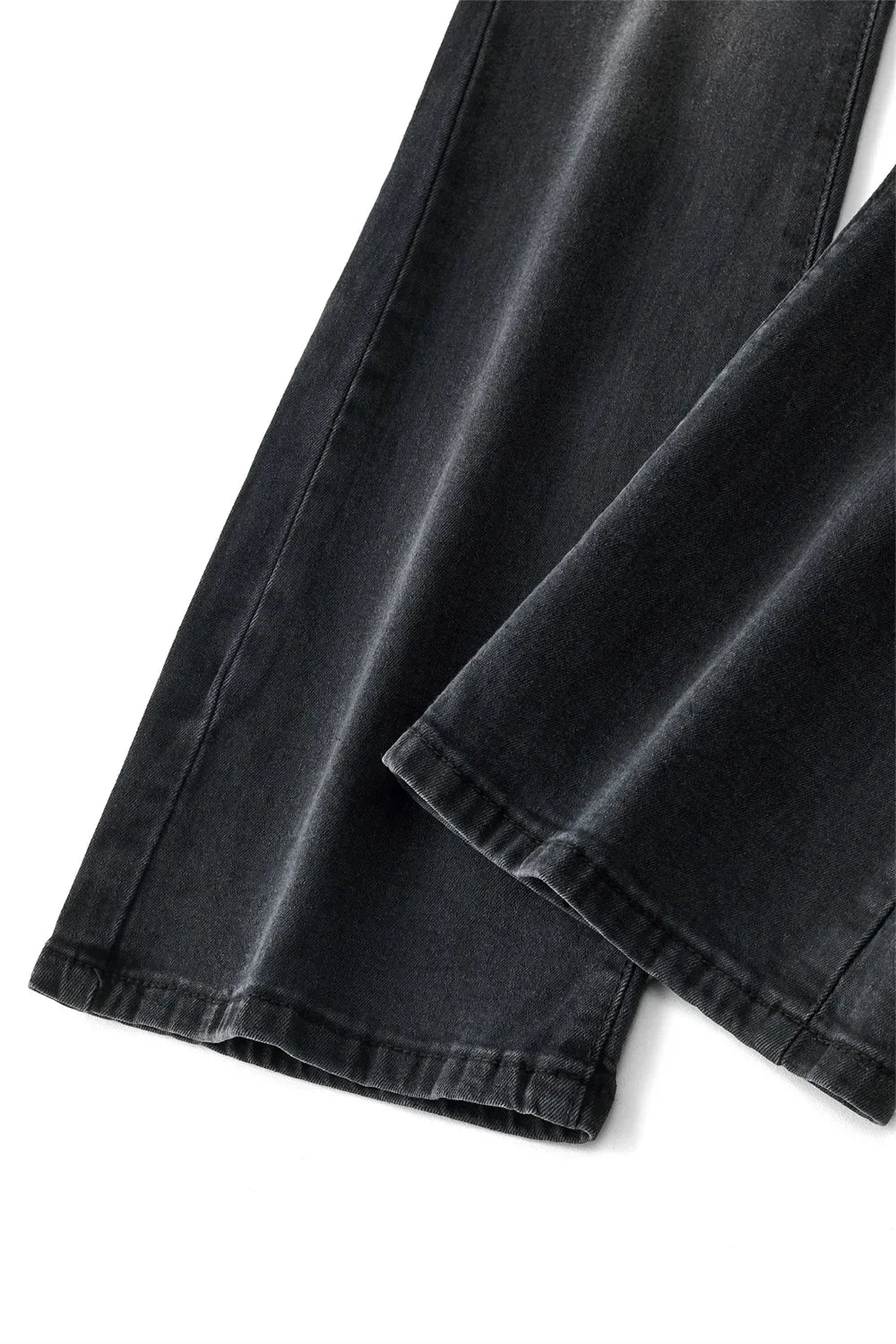 Flare Pants Jeans for Women Vintage Denims Stretch Mid Waist Washed Distressed Pockets Boot Cut 2025 Streetwear Skinny Trousers