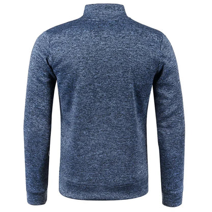 Herrhoodie med Dragkedja – Sportig Cardiganjacka för Höst & Vardag, S–3XL