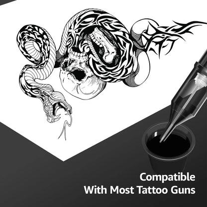 POSEIDON V2 PRO MAX 50PCS Mixed Professional  Tattoo Cartridge Needles Membrane Safety Cartridges Disposable Tattoo Needle