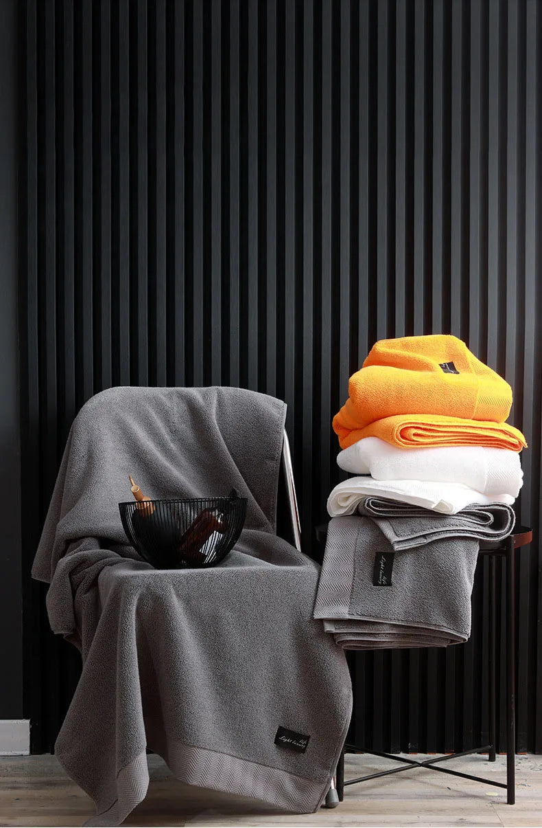 Egyptian Cotton Towel Bath Towel Soft Bath Towel That Absorb Water Do Not Shed Hair Household Face Washing Towels 80X160cm