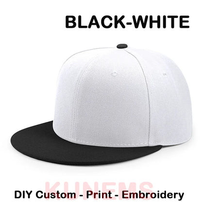 FEDORYN Snapback Keps Splice-Färger Hip Hop – 40 Färger Akryl/Polyester Justerbar Unisex Anpassad Brodyr Tryck Grossist Dropshipping