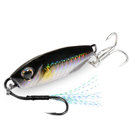 Metal Jig Fishing Lure 10g 20g 30g 40g Shore Casting Swimbait Spoon Spiner Laser LAKE Pesca Ocean Tackle Wobbler Artificial Bait